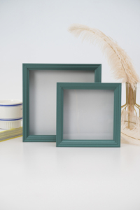 Wholesale MDF Photo <strong>Frame</strong> Wall <strong>Gallery</strong> High Quality 2025 New Design Custom Size Art Home Decor White <strong>Green</strong> square Picture <strong>Frame</strong> - Product Image 3