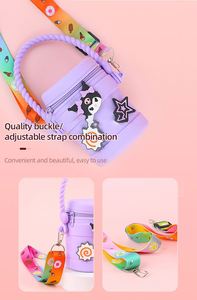 Waterproof Multifunctional Portable Silicone Coin <b>Purse</b> Wallet Case <b>Cute</b> Style Zipper Closure for Sundries Storage Headphone Bag - Product Image 6
