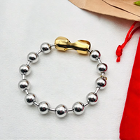 Demandez le catalogue - Nouveauté - Bracelet jonc - Bijoux en gros - Cadeau - Bracelet à boule en forme de cœur pour femmes - Un0 D E 50