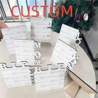 MDFSUB Cadeau de Saint-Valentin sublimation d'amour Panneau MDF Plaques en bois sublimation amour Cadre photo Mdf vierge pour la décoration intérieure