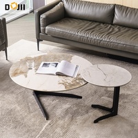 Schmiedeeisen-Sofa im zeitgenössischen Stil Seite C-förmiger Beistell tisch/ovaler Sofa-Couch tisch mit Metallrahmen für das Büro im Wohnzimmer