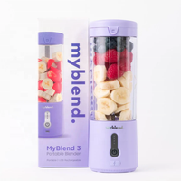 Boîte de mélangeur imprimé personnalisé Mini USB Rechargeable Portable boîte de papier de mélangeur de jus de fruits emballage pour mélangeurs