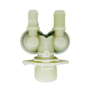 Vanne solénoïde A00192107 220-240V 50/60Hz, une entrée, deux sorties, pièces de vanne d'eau pour lave-linge - Product Image 5