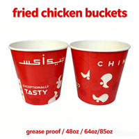 Gobelets en papier kraft de qualité alimentaire personnalisés, gobelets jetables pour frites, gobelets pliables pour emporter, gobelets pour collations pour poulet/popcorn