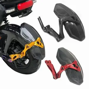 Universal CNC Aluminum Motorcycle Rear Mudguard Wheel Fender Mud Flap Guard for scooter