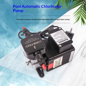 Bomba Dosificadora Automática Azul y Blanca para Desinfección de Piscinas C-660P, Equipo de Bomba Dosificadora de Acero Inoxidable 304 - Product Image 1