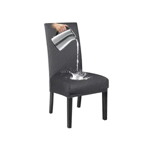 european wholesale spandex jacquard dining room velvet cheap sofas plain color waterproof chair cover