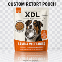 Pâté de viande naturel pour chiens et chats, purée de poulet, sans BPA, sachet rétractable haute barrière recyclable pour la nutrition des animaux de compagnie