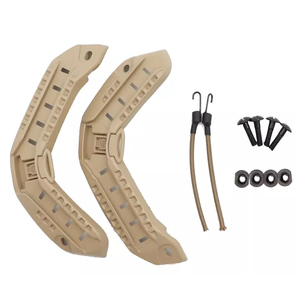 Rails latéraux de casque MH rapide en plastique de haute qualité accessoires de casque de bosse tactique avec vis emballées - Product Image 2