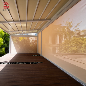 <span class=keywords><strong>Tende</strong></span> a rullo elettriche per esterni Pergola impermeabile a prova di vento per una facile protezione dal sole e dalle intemperie - Product Image 2