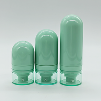 Flacon pompe sans air 15ml 30ml 50ml, emballage cosmétique, conteneur de lotion en plastique rechargeable, couleur personnalisée