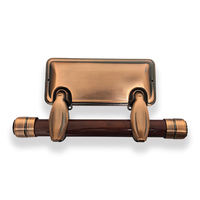 Nouvelle conception de poignée de barre pivotante en métal couleur cuivre antique P1 avec panneau et bouton de commande