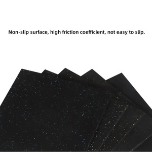 Tapis de sol de protection pour intérieur, 1.5cm d'épaisseur, Grain fin, LOGO personnalisé, couleur caoutchouc, salle de sport, EPDM - Product Image 6