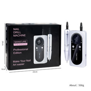 Machine à ongles électrique portable 45000 tr/min, lime à ongles rechargeable, <span class=keywords><strong>ponceuse</strong></span> pour le polissage des ongles en gel, pour la manucure à domicile et en salon - Product Image 2