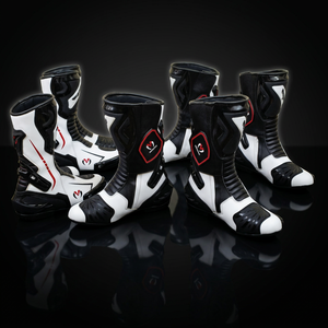 Bottes en cuir pour moto pour hommes, chaussures de course et de tourisme pour moto, logo et couleur personnalisés, chaussures de moto pour hommes - Product Image 6