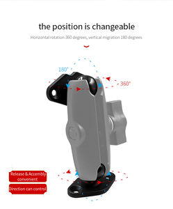 VINmounts support téléphone rotule diamant, base antichoc pour navigation sur tableau de bord, approvisionnement usine VIN-B-009 - Product Image 6