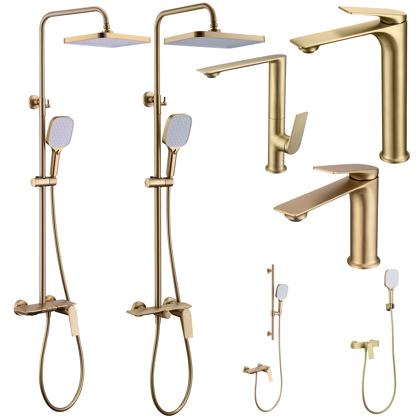 Bathroom Shower Faucet Set – Brass