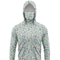 Nieuw ontwerp UPF 50 zon UV-bescherming ademende plus size lichtgewicht lange mouw camouflage jongens vissershoodie performance shirts
