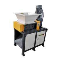 Broyeur de déchets plastiques à double arbre en acier inoxydable EB600, déchiqueteur de déchets électroniques et de disques durs, machines de broyage de plastique