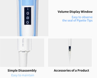 IKEME 0.1ul-10ml Auto Pipette Monocanal Volume Réglable Micropipetta Pipet Laboratoire Réglable Micropipette Prix