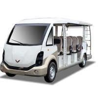 Bus électrique de tourisme Wuling série V, 14 places, batterie au plomb-acide 72 V, adaptable à la conversion, prêt pour une personnalisation complète.