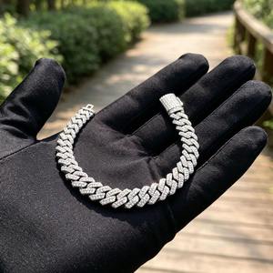 Bracelet Hip Hop Tendance en Argent 925 avec Moissanite Ronde Taille Brillant pour Bijoux de Mode Urbaine Élégants à Porter au Quotidien - Product Image 2