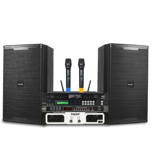 RAKAVA All-In-One Karaoke Machine 10-inch Speaker Set With Wireless <b>Microphones</b> For Home KTV Entertainment - Product Image 1