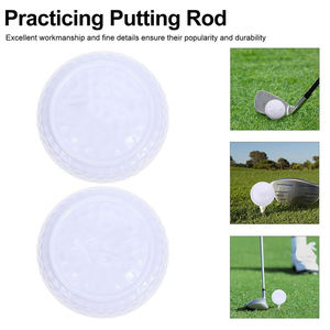Balles de golf personnalisées de haute qualité à trois couches en Surlyn, logo personnalisé, forme plate, colorées, 2/3 pièces, durables, pour la practice de golf - Product Image 4