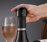 Vente en gros bouchon de bouteille de vin rouge sous vide bouchon de bouteille de champagne scellé en silicone outils de barre bouchon de vin sous vide pour conserver la fraîcheur