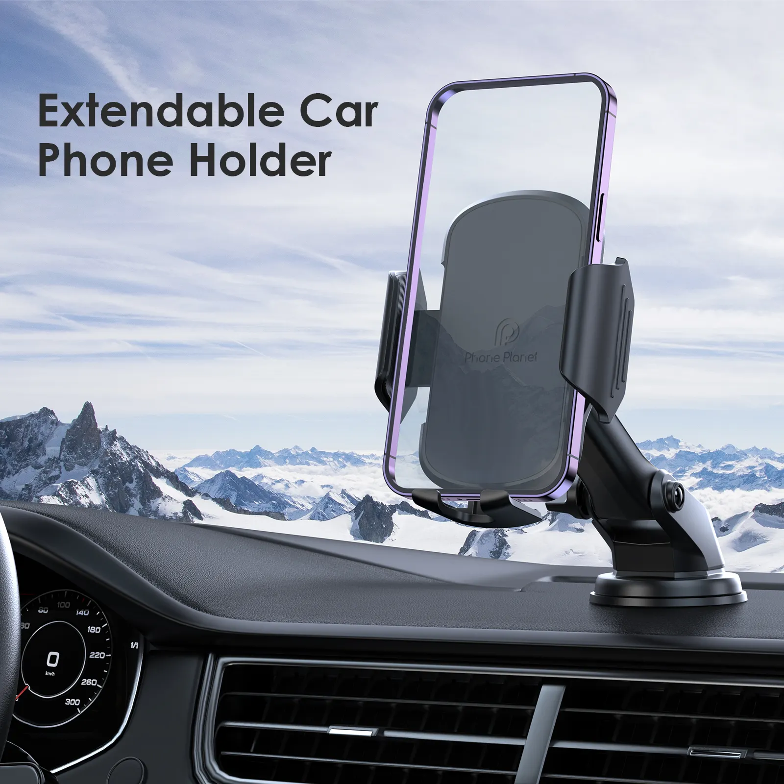 Phone Planet Dashboard Car Phone Holder center console windshield universal dashboard car mobile phone holder