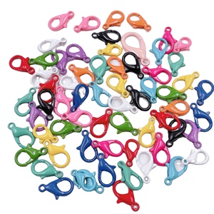 Korean-Style Baking Paint Lobster Clasp Buckle Diy Jewelry Accessories <b>Dog</b> Key <b>Chain</b> Candy Color Zinc Alloy - Product Image 1