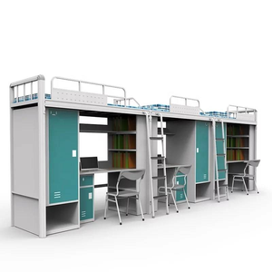 wholesale queen size adult headboard metal double decker bedding slide storage loft single bed beds set with desk