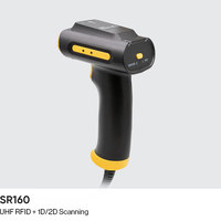 Lector de Códigos QR 1D Inalámbrico Portátil, Escáner de Códigos de Barras 2D con Salida de Datos