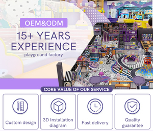 Parque Infantil de Diseño Personalizado, Equipo de Juegos Interior Modular, Centro de Juegos de Espuma Plástica Suave, Parque de Diversiones para Niños, Escuela, Centro Comercial - Product Image 5