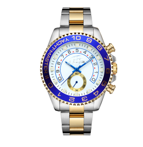 Reloj de Pulsera DFS05 Original de Marca para Hombre, Automático, Mecánico, Correa de Acero Inoxidable, Bisel Dorado, Estilo Casual y Ejecutivo - Product Image 4