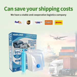 Lot de 20 sacs de rangement transparents sous vide pour économiser de l'espace Organisateur de compression de voyage pour vêtements et literie Design moderne et durable - Product Image 2