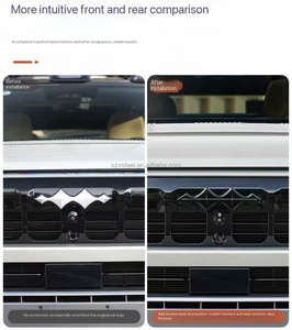 Pour BYD Equation Leopard 8 Décoration de logo Jedi noir de haute qualité à l'avant et à l'arrière du véhicule avec le logo noirci - Product Image 6