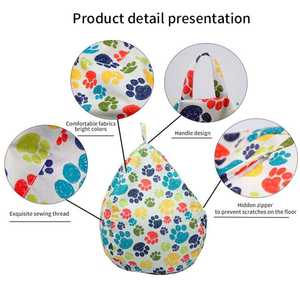 IStapromo Gifts Lovely Colorful Kids <b>Children</b> <b>Bean</b> <b>Bag</b> Cartoon Printing Storage <b>Bean</b> <b>Bag</b> Removable <b>Children</b> <b>Bean</b> <b>Bag</b> Chair - Product Image 2