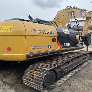 Maquinaria hidráulica de excavación usada barata, excavadora CAT 320D de 20 toneladas, excavadora de cadenas usada Caterpillar 320D para construcción de carreteras - Product Image 2