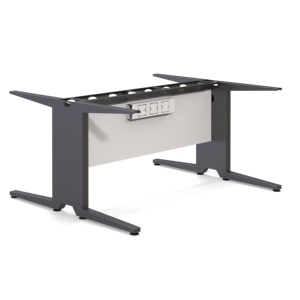 Mesa de oficina de metal y acero <span class=keywords><strong>Berson</strong></span> de fábrica china, escritorio de oficina, mesa para biblioteca, reuniones y capacitación con patas. - Product Image 2
