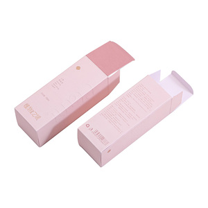 Boîte de shampoing personnalisée écologique réutilisable, boîte de soin individuelle haut de gamme, boîte rigide avec gaufrage or rose et pelliculage mat - Product Image 3