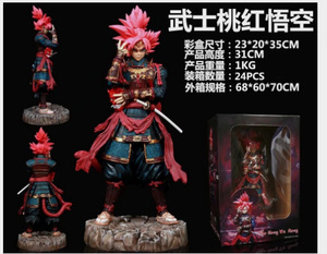 Figuras de acción de PVC de CHXU para GK Samurai Goku, Son Gohan, Broly, Vegeta, Jiter Buu, Frieza y <span class=keywords><strong>Cell</strong></span>, figuras de pie de <span class=keywords><strong>Dragon</strong></span> <span class=keywords><strong>Ball</strong></span> Z - Product Image 6