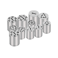 Moule de moulage sous pression personnalisé de haute qualité pour tampon dateur à aiguille interne, pièces en acier SUS420 48-54HRC, marque BAITO, modèle YUU complet