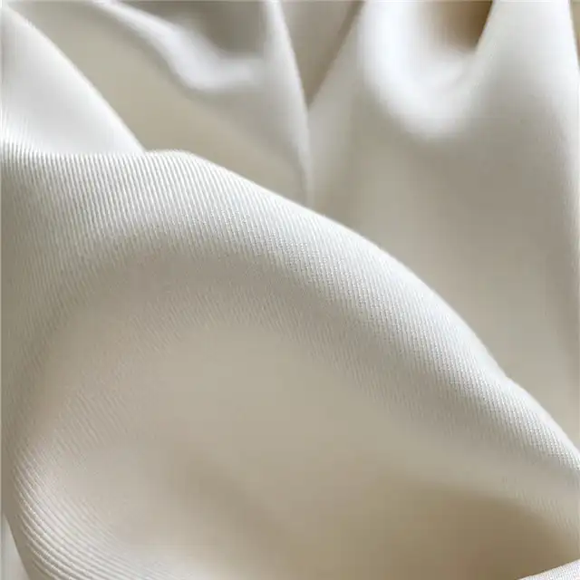 15681 Natural White Undyed Silk Twill 10オス/オス114センチメートル44 ''Twill Silk FabricsためScarves