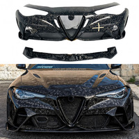 Untuk Alfa Romeo Giulia Upgrade GTAm, Bumper Depan Forged dan Fender Widebody Kit 2017-2026