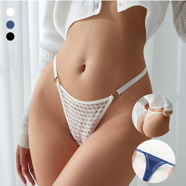 Sharicca Prival Label Aushöhlen Niedrige Taille Sexy Spitze Nähen Tanga Großhandel Ropa Interieur De Mujer Höschen Damen unterwäsche