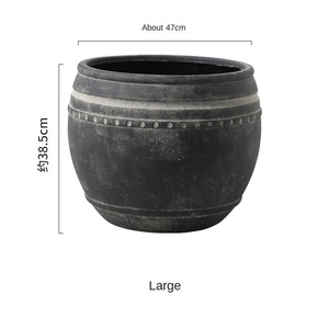 Cổ Điển Đường Kính Lớn Sàn Trồng Màu Tím Đất Sét Nồi Cho Nhà Màu Xanh Lá Cây Trồng Magiê Bùn Hoa Cây Cao Su Bạch Đàn - Product Image 6