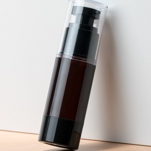 Dg Brown Vacuum <b>Bottle</b> 15 30 50 80 100Ml Light Proof For Cosmetic Emulsion Dispensing With <b>Pump</b> Head - Product Image 1