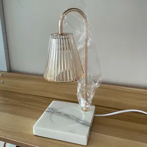 Burner Wax Wholesale Hot Selling 35W/50W Electric Flower Shape Candle Warming Lamp Melt Warmer Dimming Table Lamp For Bedroom