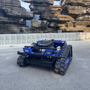 Nuovo <span class=keywords><strong>Robot</strong></span> Rasaerba Cingolato <span class=keywords><strong>Telecomandato</strong></span> da 500mm Certificato CE EPA 2026, Macchina Falciatrice Cingolata per Pendenze a Prezzo di Fabbrica - Product Image 1